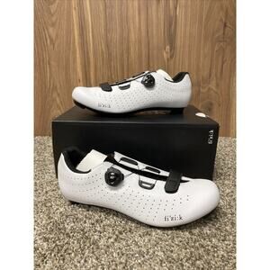 Fizik Tempo Overcurve R5 Mens Cycling Shoes BOA white/Black Size US 11 | EU 44.5